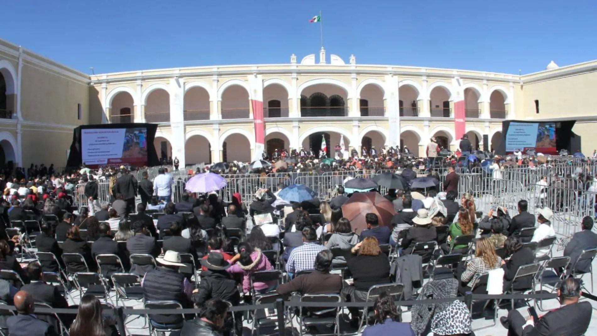 Cuitláhuac García Jiménez realiza Quinto Informe de Gobierno en Fortaleza de San Carlos, en Perote